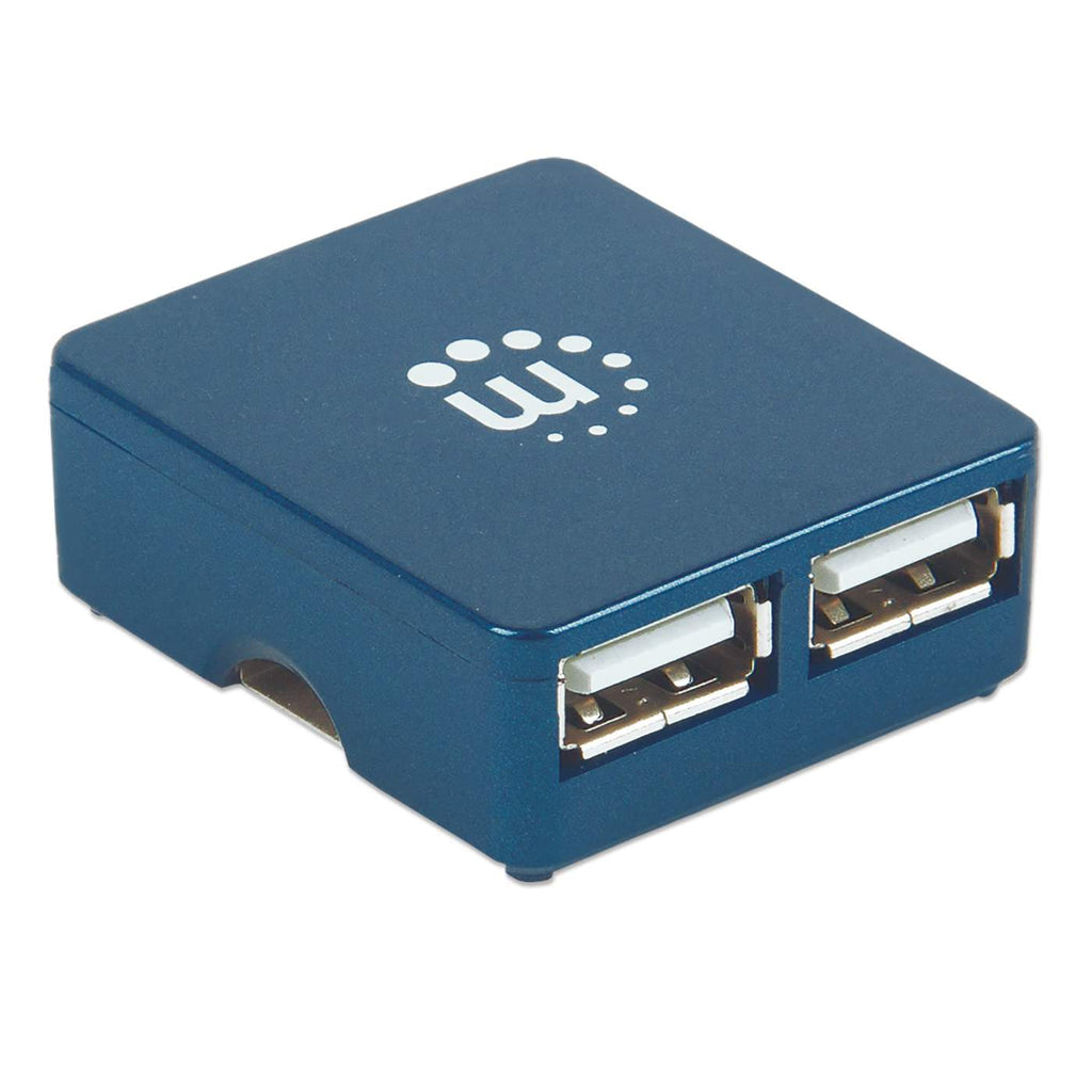 Manhattan 160605 nodo concentrador USB 3.2 Gen 1 (3.1 Gen 1) Type-A 480 Mbit/s Negro