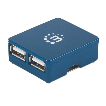 Manhattan 160605 nodo concentrador USB 3.2 Gen 1 (3.1 Gen 1) Type-A 480 Mbit/s Negro