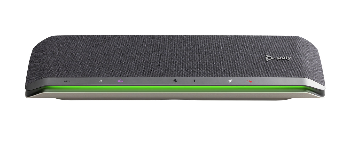 HP Poly Sync 60 Microsoft Teams Certified Speakerphone altavoz Teléfono móvil/PC USB/Bluetooth Plata