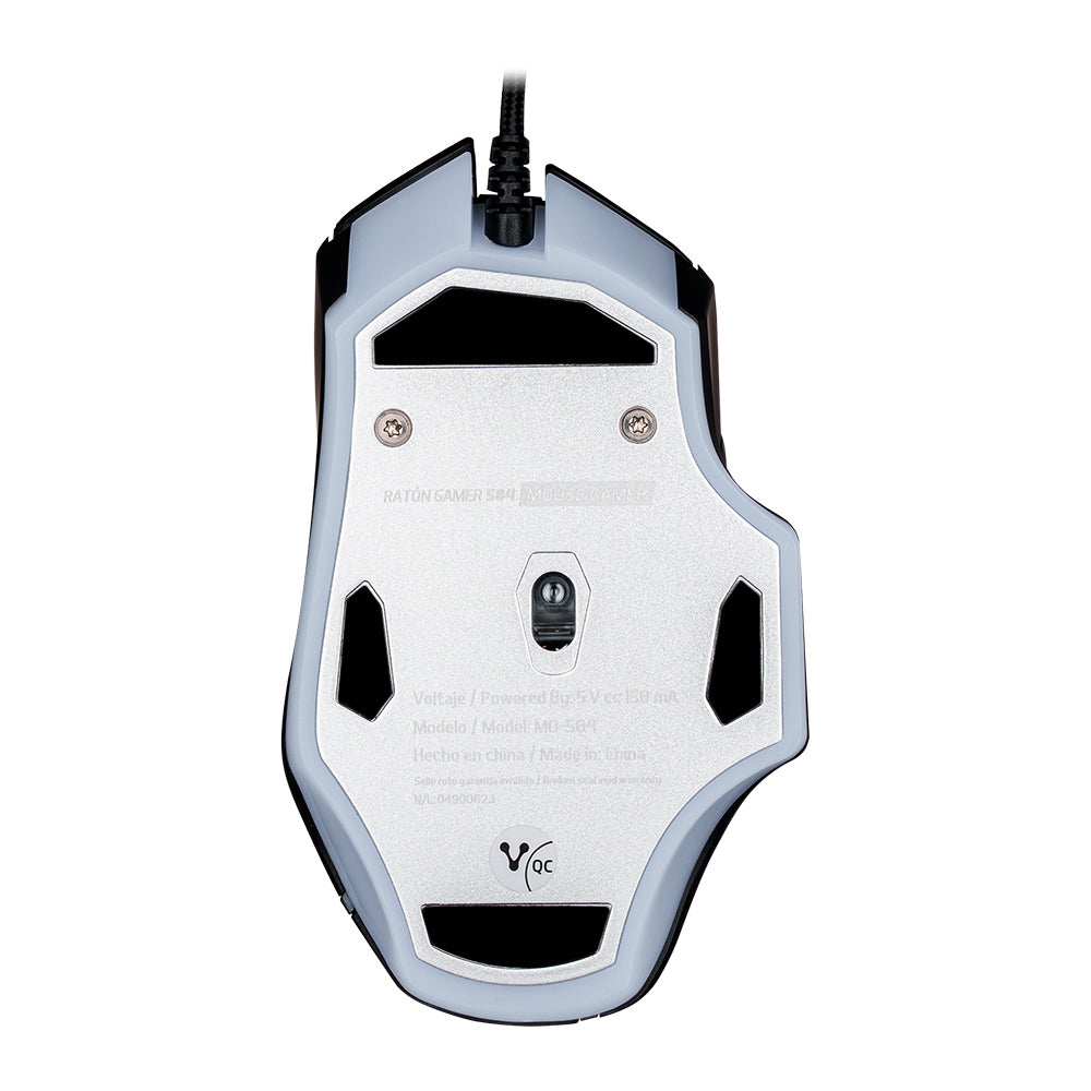 Vorago MO-504 ratón Juego Diestro USB tipo A Óptico 6400 DPI