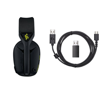 Audífonos Logitech Gaming G435 Inalámbricos Micrófono Lightspeed Color Negro-Amarillo