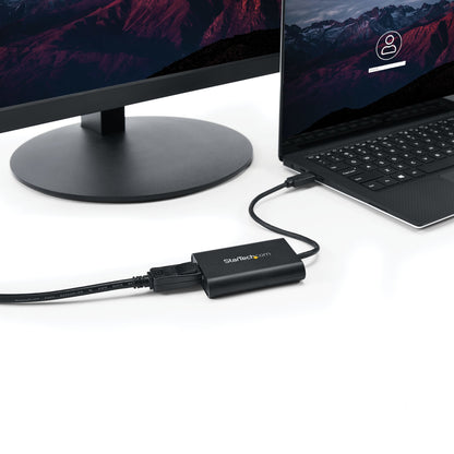 StarTech.com USB32DPES2 adaptador gráfico USB 3840 x 2160 Pixeles Negro