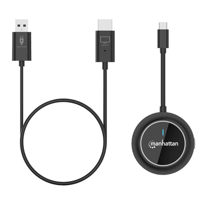 Sistema de Presentacion Inalambrico Manhattan USB-C a HDMI