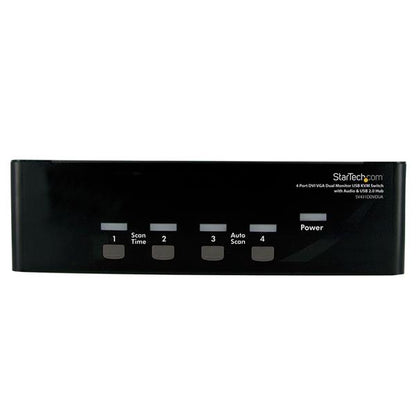 StarTech.com SV431DDVDUA interruptor KVM Negro