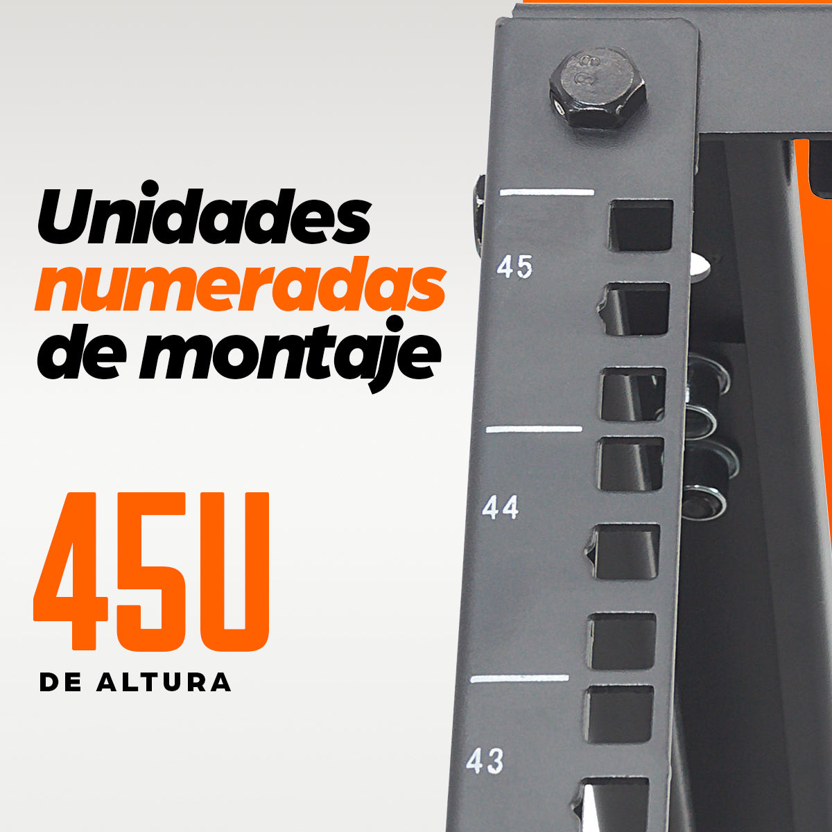 Rack Doble Intellinet 19" 45U Flatpack Color Negro