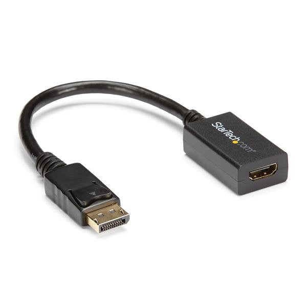 StarTech.com DP2HDMI2 adaptador de cable de vídeo 0.21 m Negro