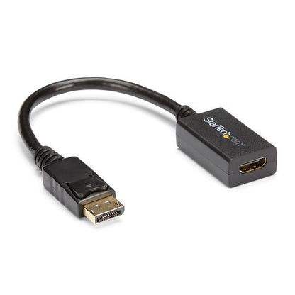 StarTech.com DP2HDMI2 adaptador de cable de vídeo 0.21 m Negro