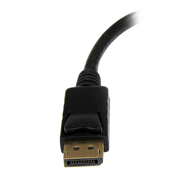 StarTech.com DP2HDMI2 adaptador de cable de vídeo 0.21 m Negro