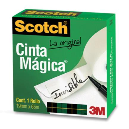 Cinta Magica 3M Adhesiva 810 18X65 Pza