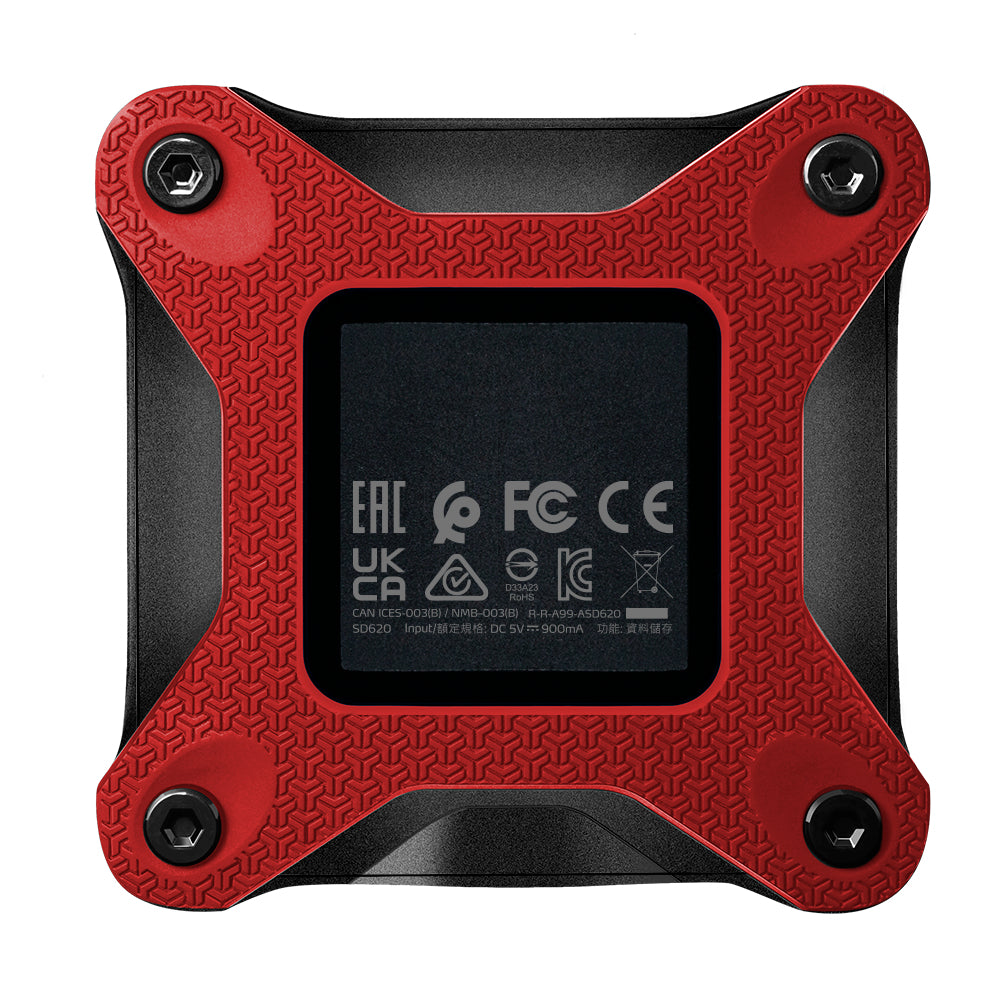 ADATA SD620 2 TB Micro-USB B 3.2 Gen 2 (3.1 Gen 2) Negro, Rojo