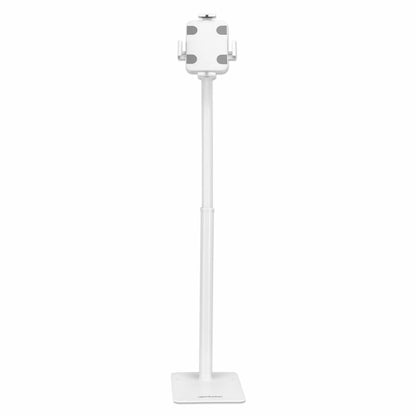Soporte de Suelo Manhattan Antirrobo para Tablet/iPad 7.9" a 11" Altura 790 a 1190mm Color Blanco