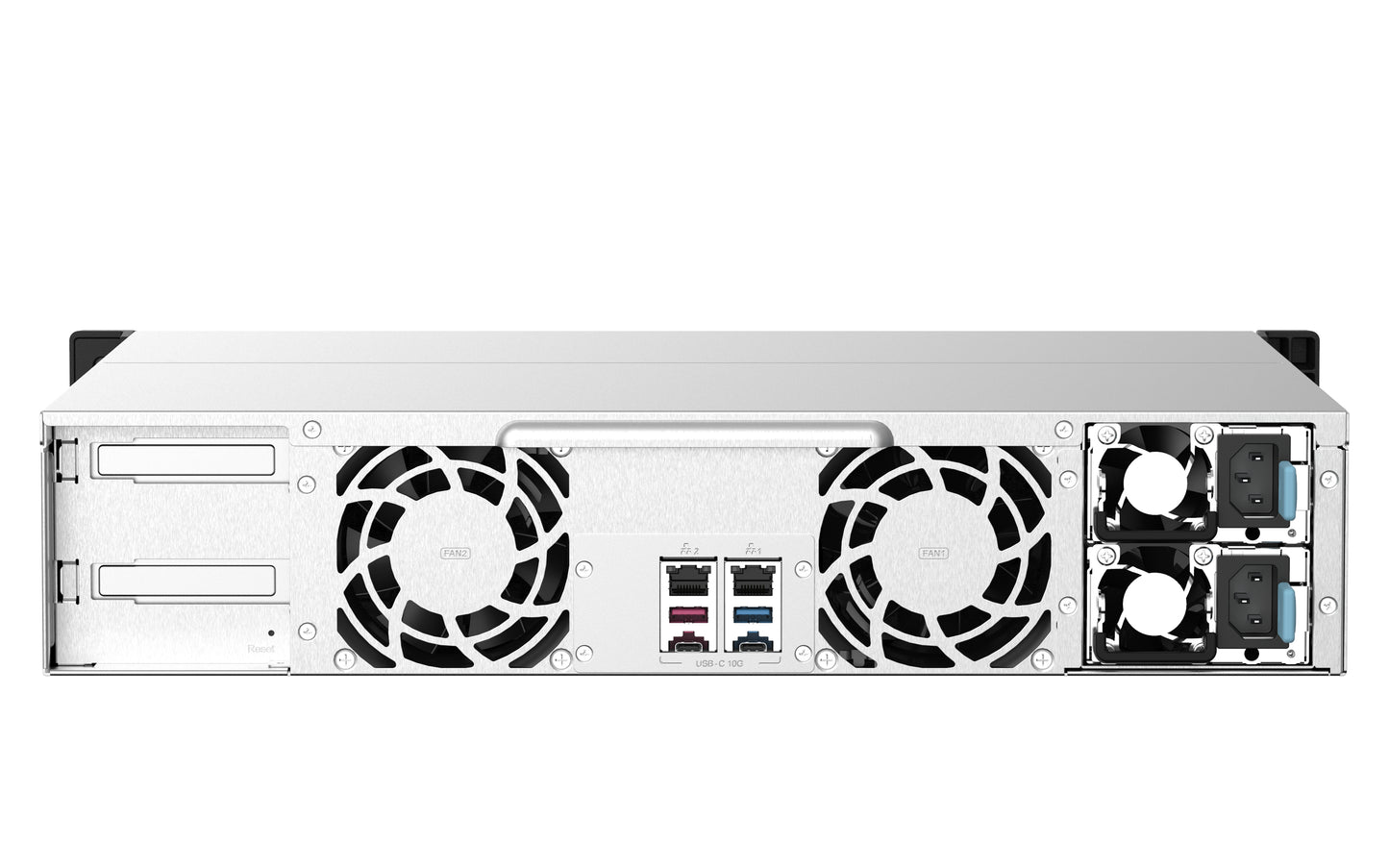 QNAP TS-1273AU-RP-8G NAS Bastidor (2U) Ryzen Embedded V1500B 8 GB DDR4 0 TB QNAP QTS Aluminio, Negro
