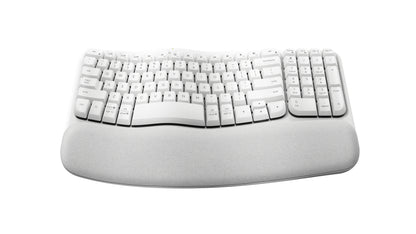 Teclado Inalámbrico Logitech Wave Keys Alcance 10 m Color Blanco