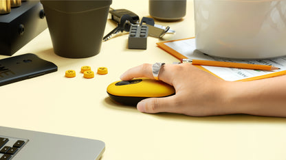 Mouse Logitech Pop Inalámbrico con Función Emojis Personalizable 1000dpi Color Blast