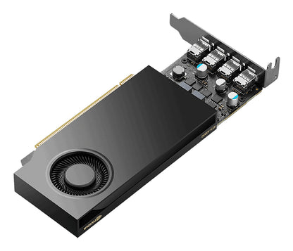 Tarjeta de Video PNY Pro NVIDIA RTX A1000 8GB Low Profile Single Fan GDDR6 PCIe 4.0 4xMini DisplayPort
