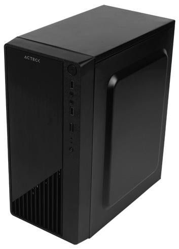 Gabinete Acteck con Fuente 500w Compacto Mini Torre Kioto GC220 Micro Atx y Mini Itx Acrilico USB 2.0 Negro