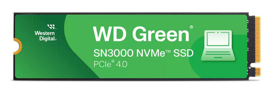 SSD interno Western Digital de 500GB Green SN3000 PCIe Gen4x4 NVMe - Lectura y Escritura