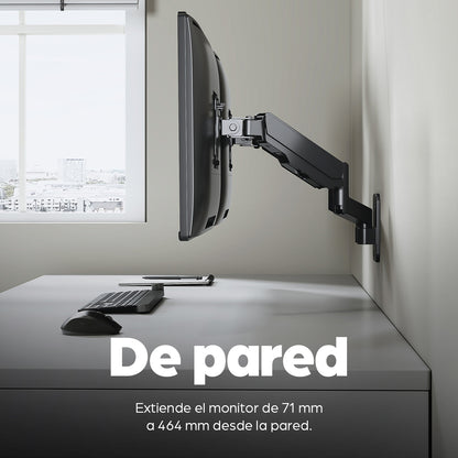 Manhattan 461627 soporte para TV 81.3 cm (32") Negro