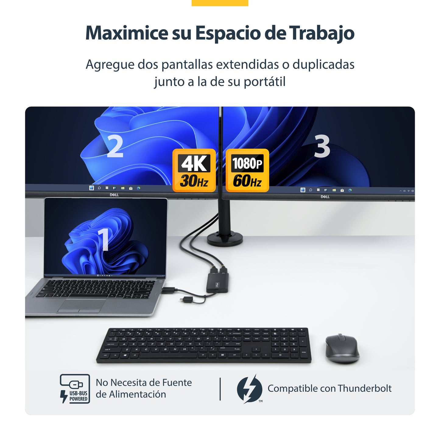 StarTech.com 107B-USB-HDMI adaptador gráfico USB 3840 x 2160 Pixeles Gris