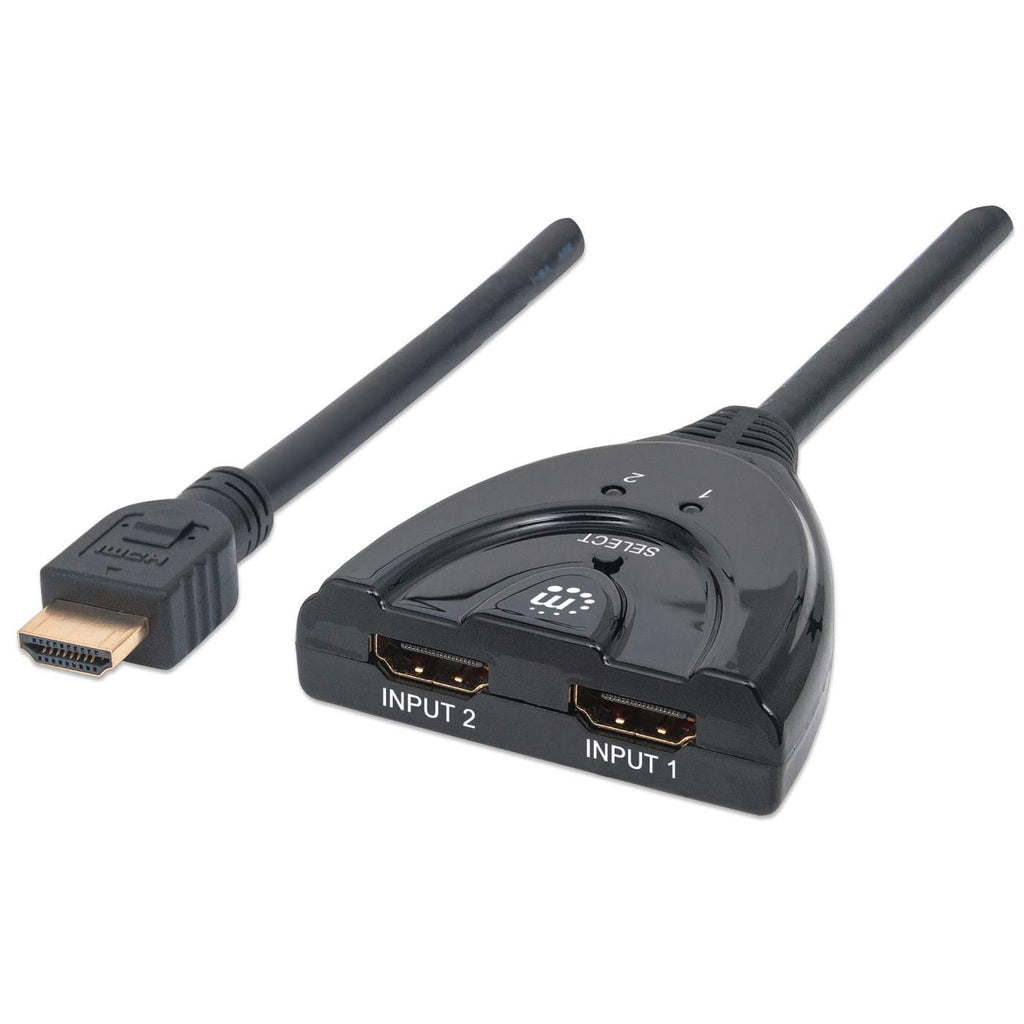 Manhattan 207416 divisor de vídeo 2x HDMI