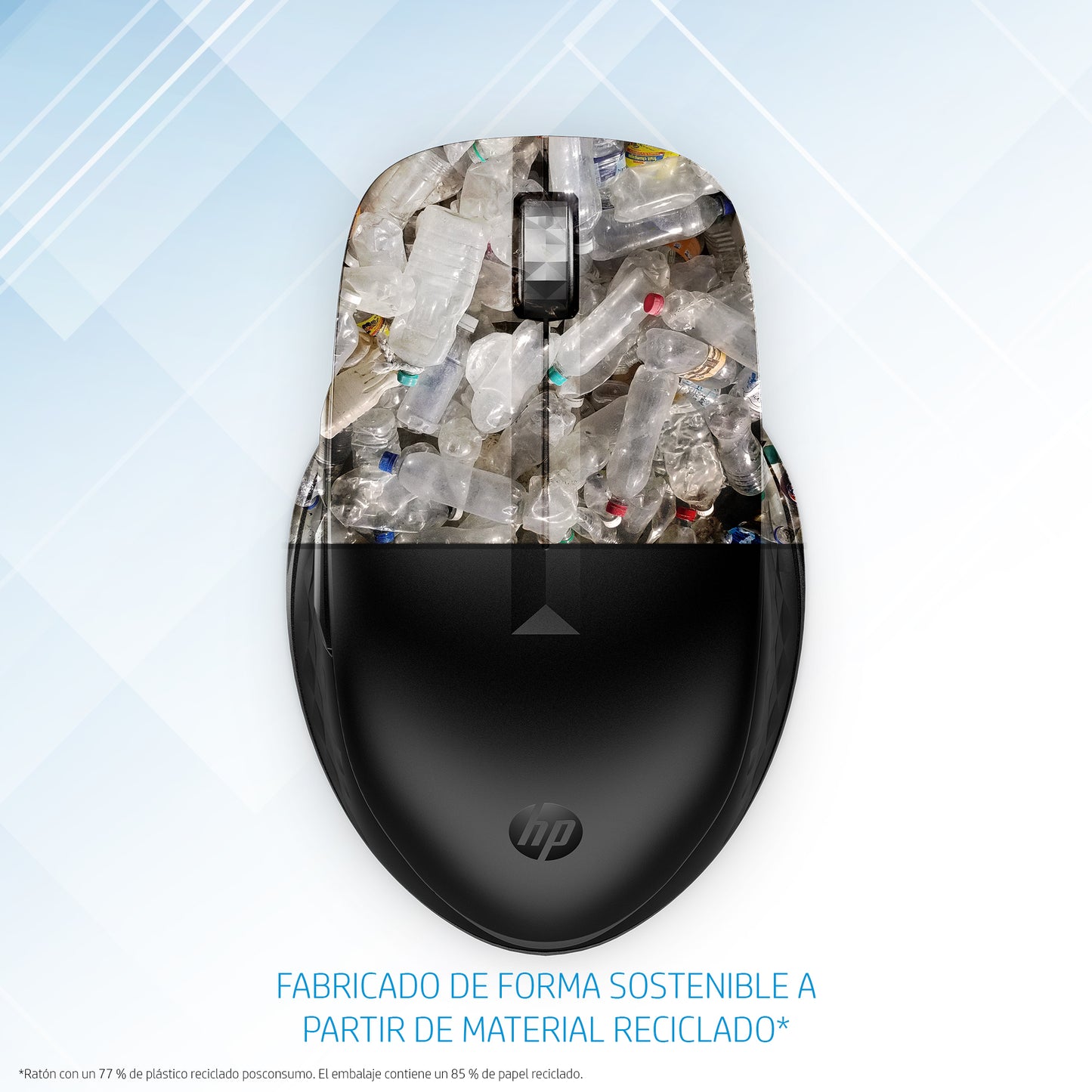 HP 435 Multi-Device Wireless Mouse ratón Oficina Ambidiestro RF inalámbrico + bluetooth 4000 DPI