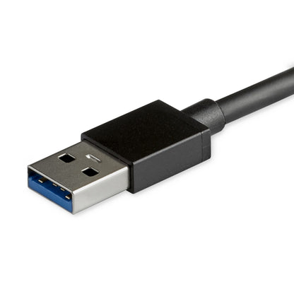 StarTech.com HB30A4AIB nodo concentrador USB 3.2 Gen 1 (3.1 Gen 1) Type-A 5000 Mbit/s Negro