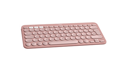 Logitech 920-011785 teclado Universal Bluetooth QWERTY Español Rosa