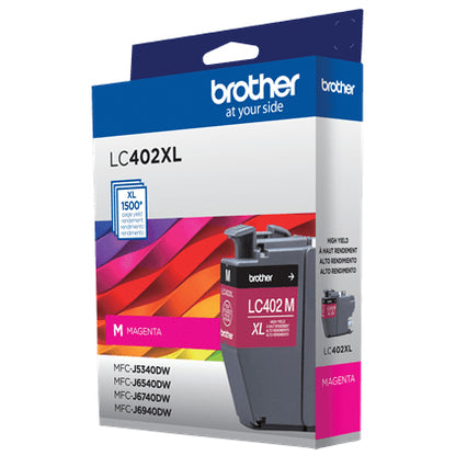 Brother LC402XLMS cartucho de tinta 1 pieza(s) Original Alto rendimiento (XL) Magenta
