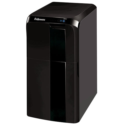 Trituradora Fellowes AutoMax 350C Corte Cruzado 350 Hojas 18 Galones Color Negro