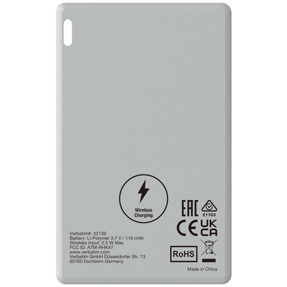Localizador Verbatim My Finder Bluetooth Tarjeta 1 pza Plateado