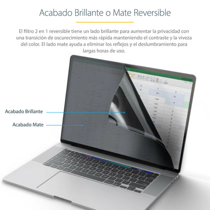StarTech.com 14M21-PRIVACY-SCREEN filtro para monitor 35.6 cm (14") Computadora portátil Filtro de privacidad para pantallas sin marco