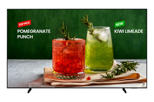 Pantalla Samsung 98" Bed-H Led Crystal 4K UHD Resolución 3840x2160 SMART TV  Admon Contenido 16/7 3Y