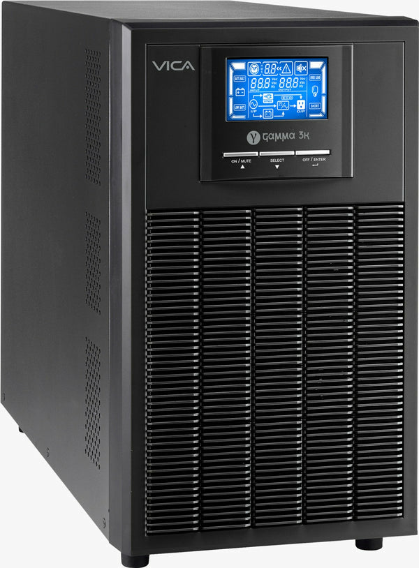 Vica GAMMA 1K sistema de alimentación ininterrumpida (UPS) Doble conversión (en línea) 1 kVA 900 W 3 salidas AC