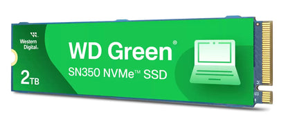 SSD Interno Western Digital Green SN350 2TB M.2 2280 PCIe 3.0 NVMe Lectura 3200/3000 MBs para PC y Lap