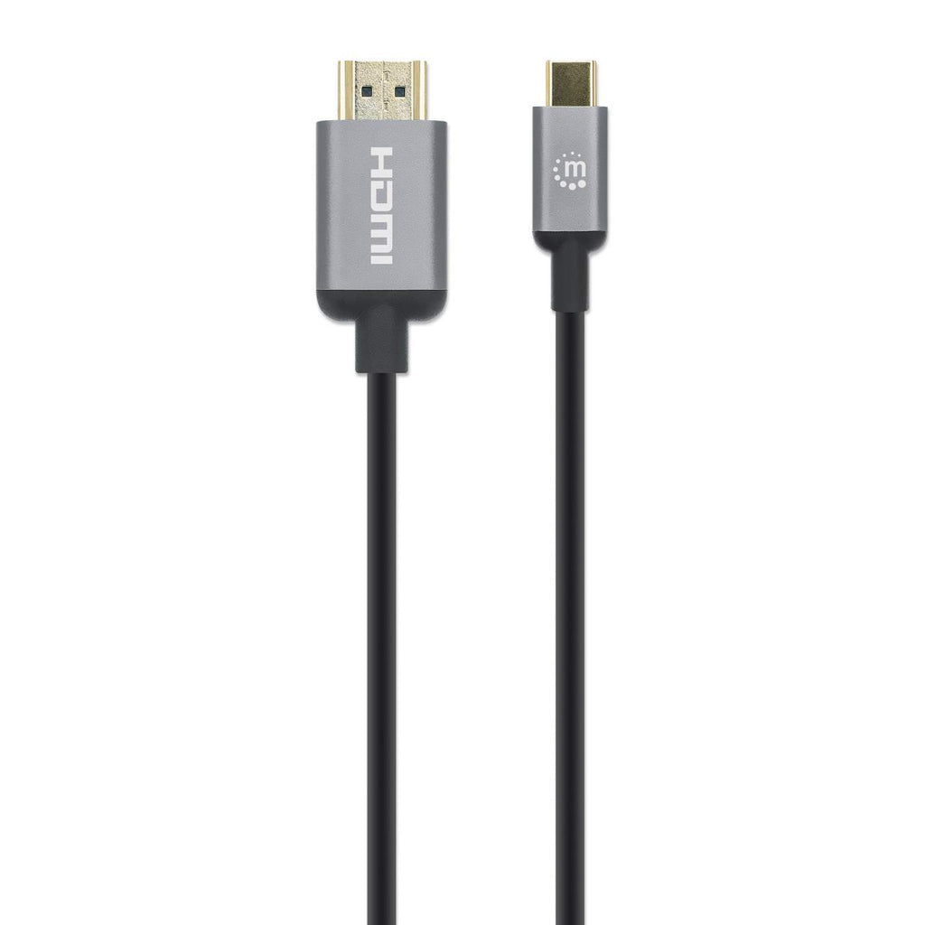 Cable Manhattan USB-C a HDMI M 1.0M 4K@60Hz Negro