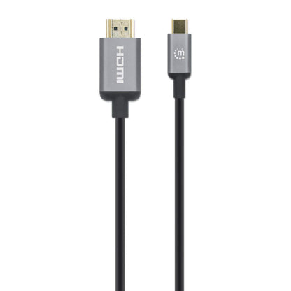 Cable Manhattan USB-C a HDMI M 1.0M 4K@60Hz Negro