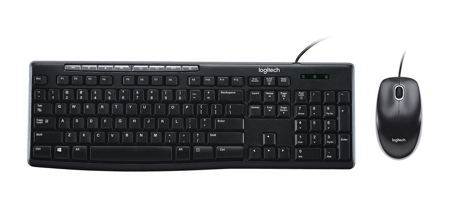 Teclado y Mouse Logitech Media Combo MK200