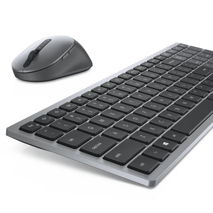DELL KM7120W teclado Ratón incluido Oficina RF inalámbrico + bluetooth Español Gris, Titanio