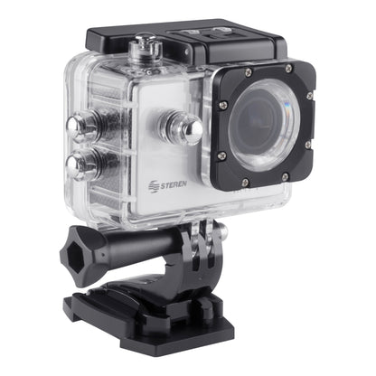 Cámara Deportiva Steren CAM-500 Sumergible 4K Wi-Fi Resolución Hasta 12MP Protección IP67