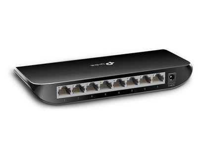 TP-Link TL-SG1008D No administrado Gigabit Ethernet (10/100/1000) Negro