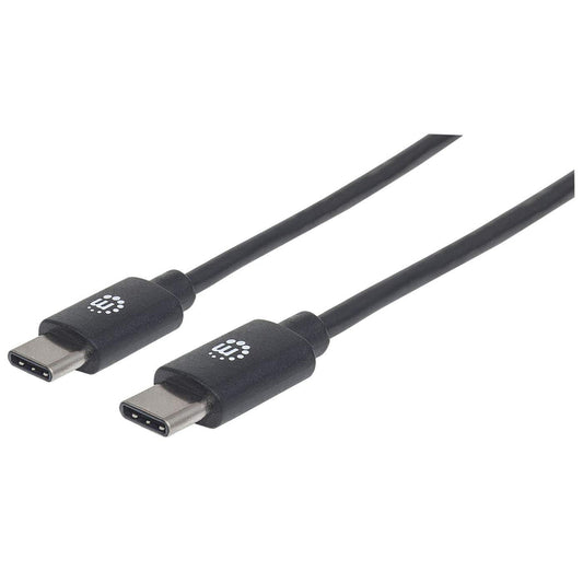Cable Manhattan USB-C 2.0 Alta Velocidad 3m Color Negro