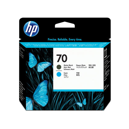 Cabezal HP LF de Impresión 70 Color Negro Mate-Cian