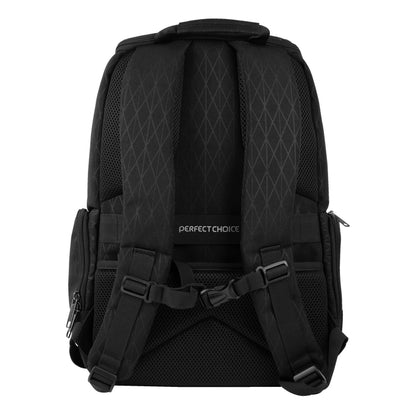 Perfect Choice PC-084259 maletín para laptop 43.2 cm (17") Mochila Negro