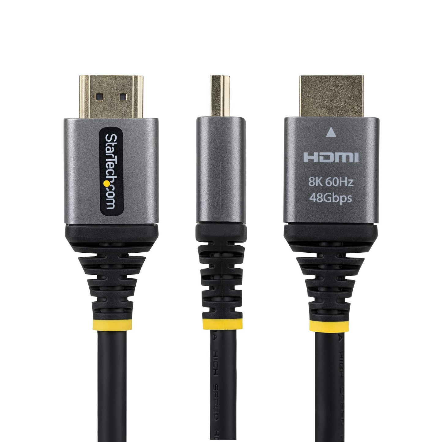 StarTech.com HDMM21V1F cable HDMI HDMI Tipo A (Estándar) Negro, Plata