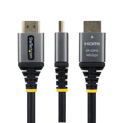 StarTech.com HDMM21V1F cable HDMI HDMI Tipo A (Estándar) Negro, Plata