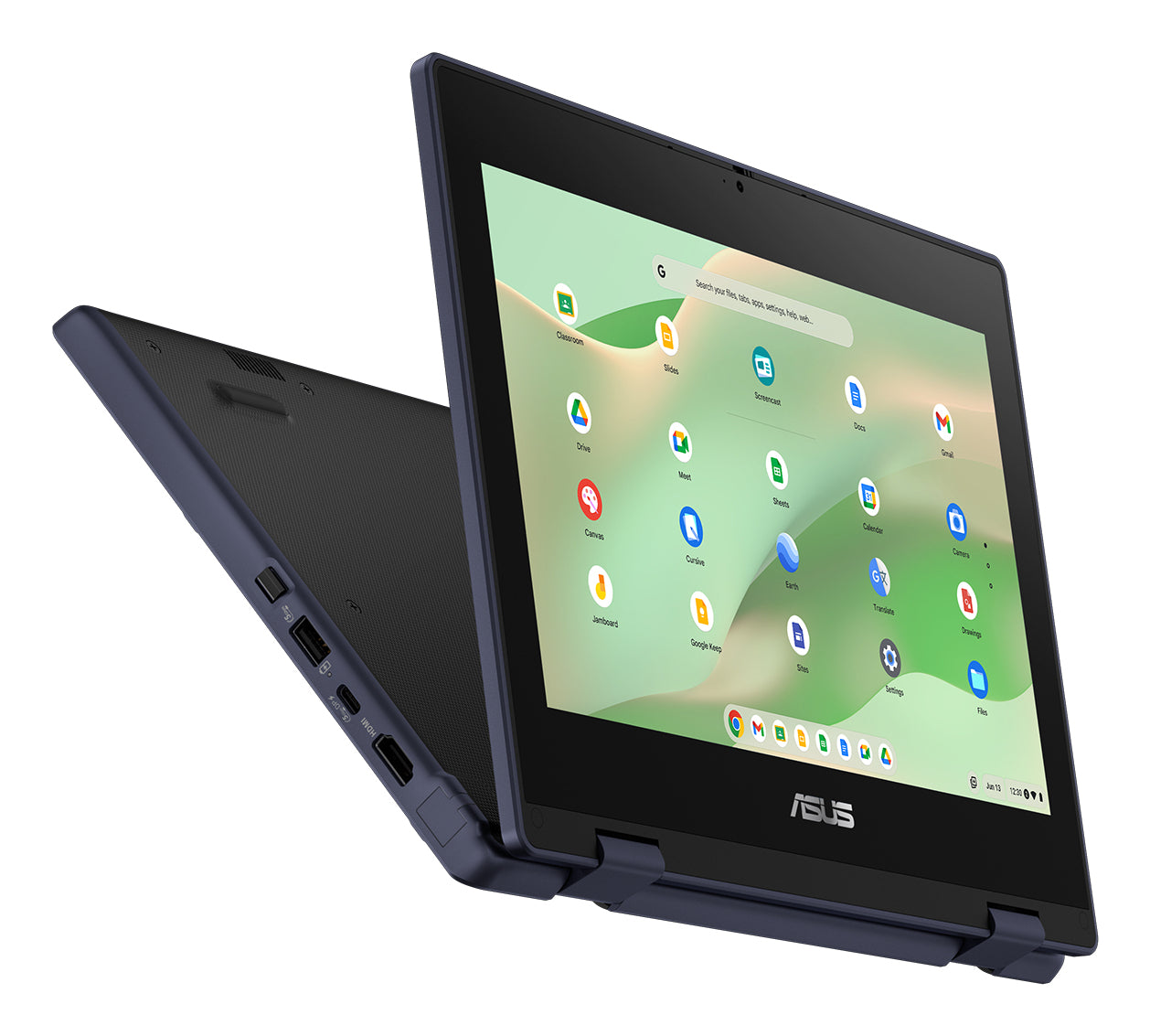 Laptop Asus Chromebook CR1104FTA-C8G64-C1 11.6" HD Táctil Intel N150 8GB 64GB EMMC ChromeOS Gris Incluye Stylus