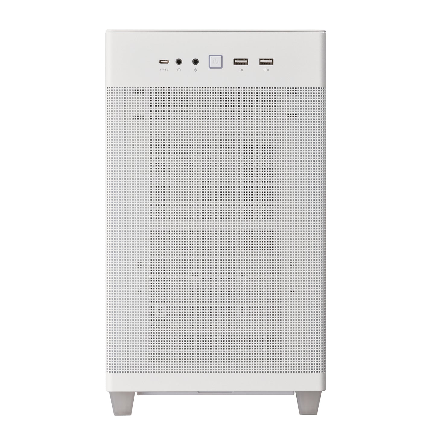 Gabinete Asus PRIME AP201 White Paneles de Malla Micro ATX Blanco