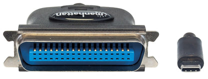 Convertidor Manhattan para Impresora USB-C Full Speed a Paralelo Cen36 1m Color Negro