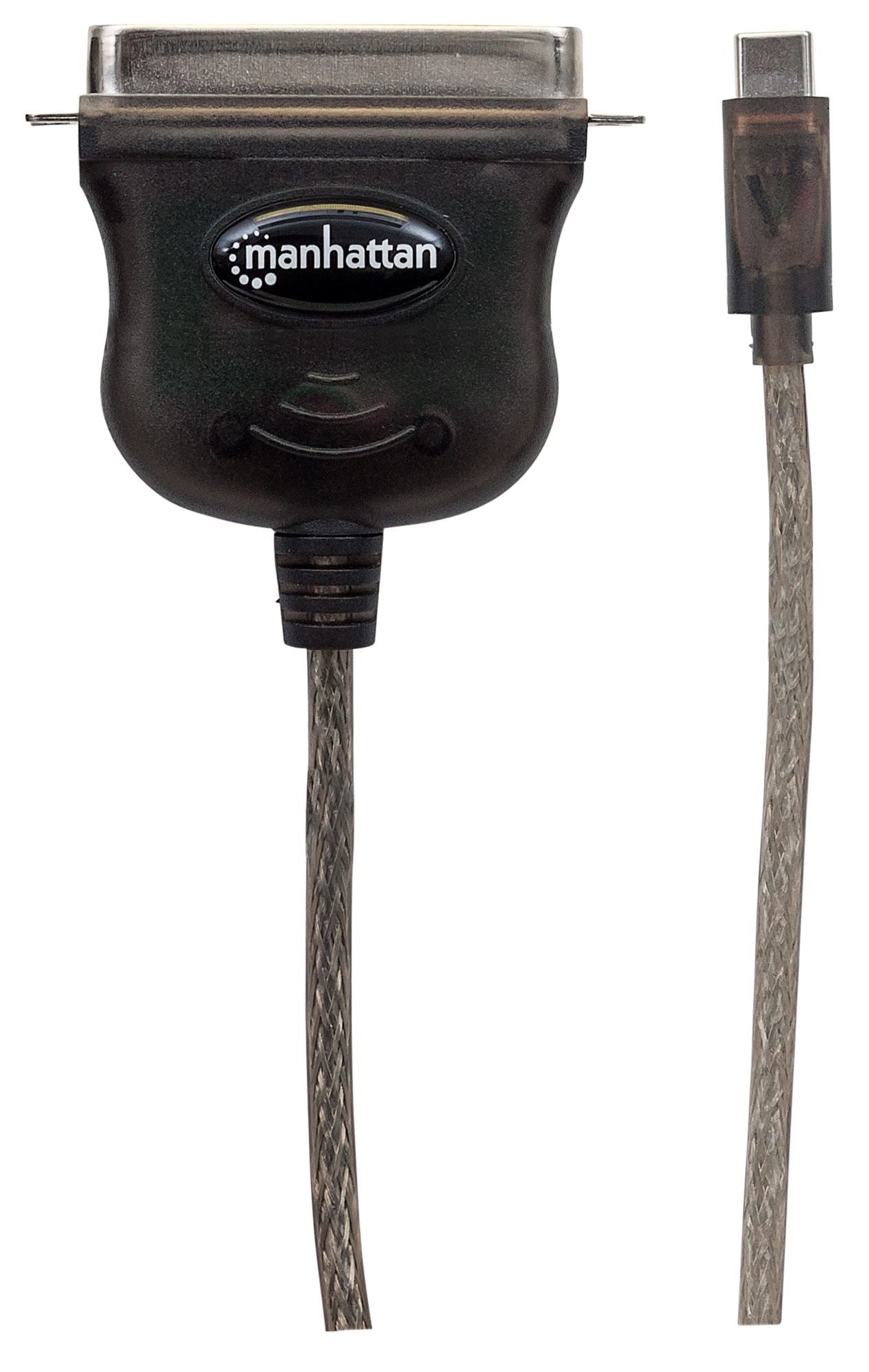 Convertidor Manhattan para Impresora USB-C Full Speed a Paralelo Cen36 1m Color Negro