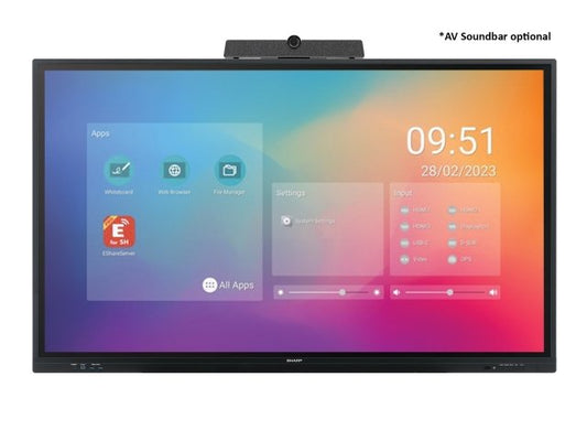 Sharp PN-LC652 monitor para videoconferencia 165.1 cm (65") LCD 3840 x 2160 Pixeles 4K Ultra HD